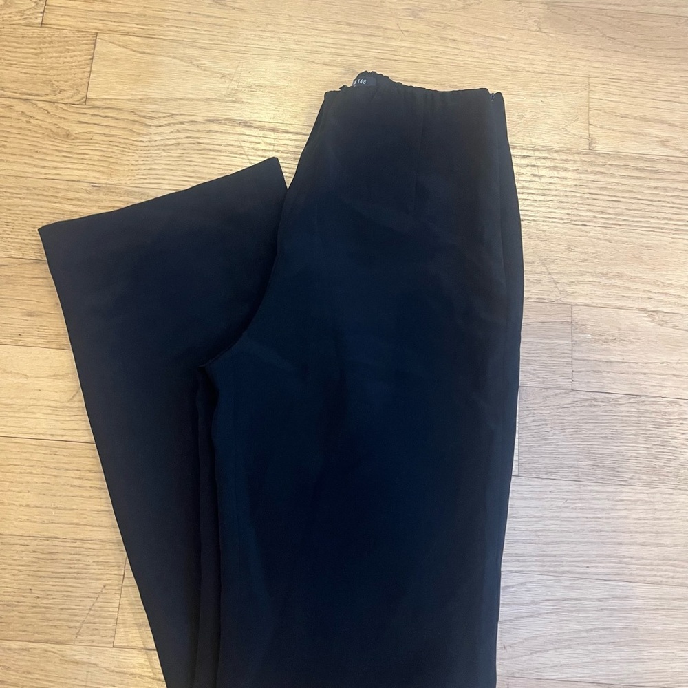 Lafayette 148 Black Silky Dress Pants